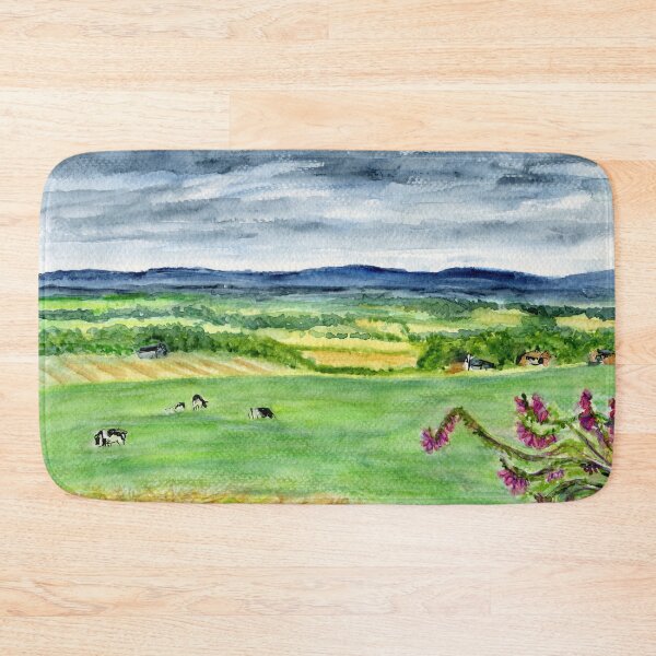 Item preview, View from Old Hall Farm near Frodsham, Cheshire designed and sold by LymphomaLass.