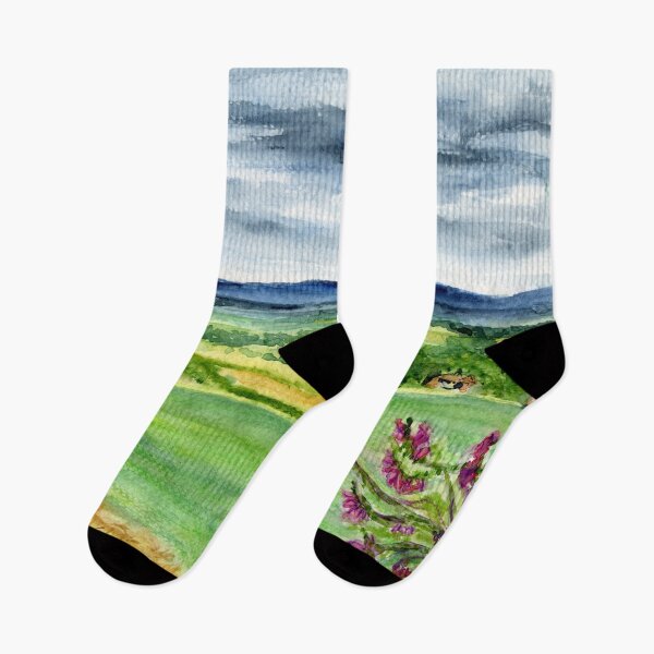 Item preview, View from Old Hall Farm near Frodsham, Cheshire designed and sold by LymphomaLass.