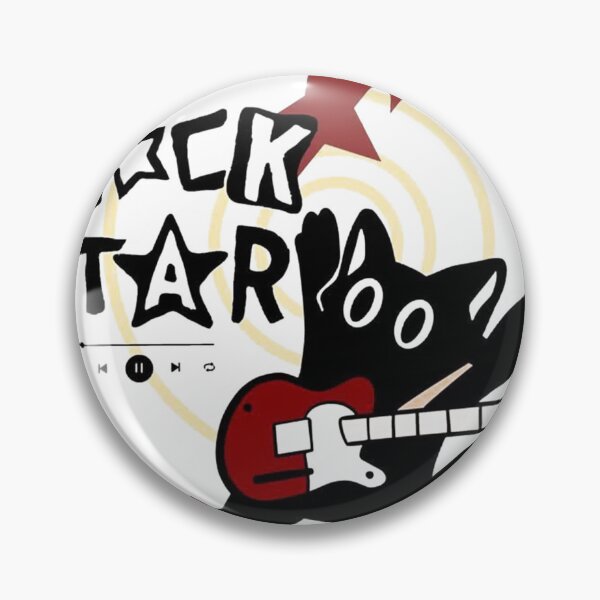 Item preview, Rock Star Cat Guitar Doodle Design designed and sold by gringoods.
