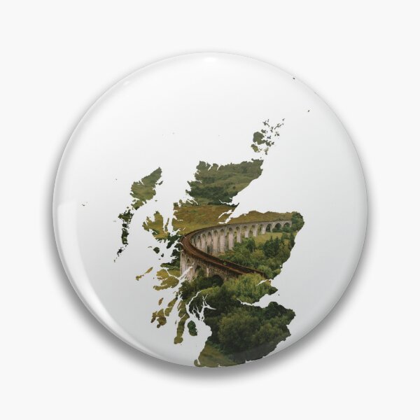 Item preview, Glenfinnan Viaduct Scottish Highlands Scotland Map Silhouette designed and sold by Maroan93.