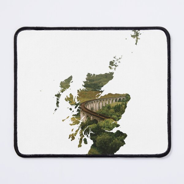 Item preview, Glenfinnan Viaduct Scottish Highlands Scotland Map Silhouette designed and sold by Maroan93.
