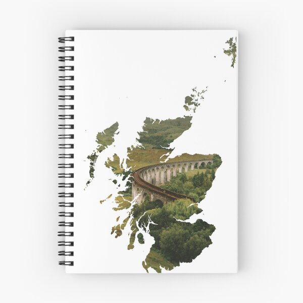 Item preview, Glenfinnan Viaduct Scottish Highlands Scotland Map Silhouette designed and sold by Maroan93.