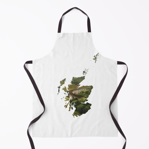 Item preview, Glenfinnan Viaduct Scottish Highlands Scotland Map Silhouette designed and sold by Maroan93.