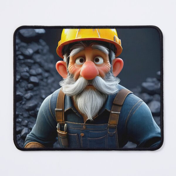 Item preview, Old Fart as a Coal Miner designed and sold by Colin Bentham.