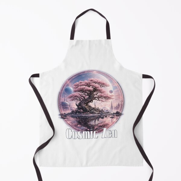 Item preview, Cosmic Sakura – Futuristic Cherry Blossom Tree | Sci-Fi Fantasy Landscape | Pink Space Art designed and sold by A-T-H.