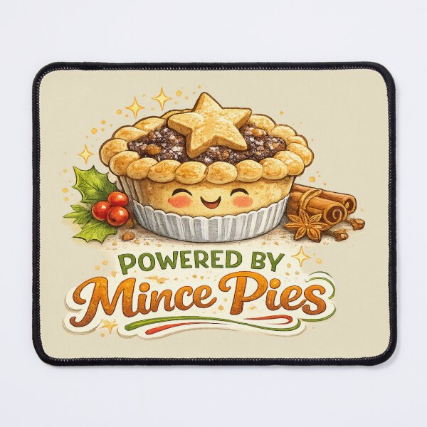 Item preview, Powered by Mince Pies designed and sold by Someone Thinks It's Funny.