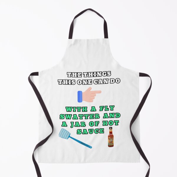 Item preview, The things this one can do with a fly swatter and a jar of hot sauce designed and sold by Goode-sense2025.