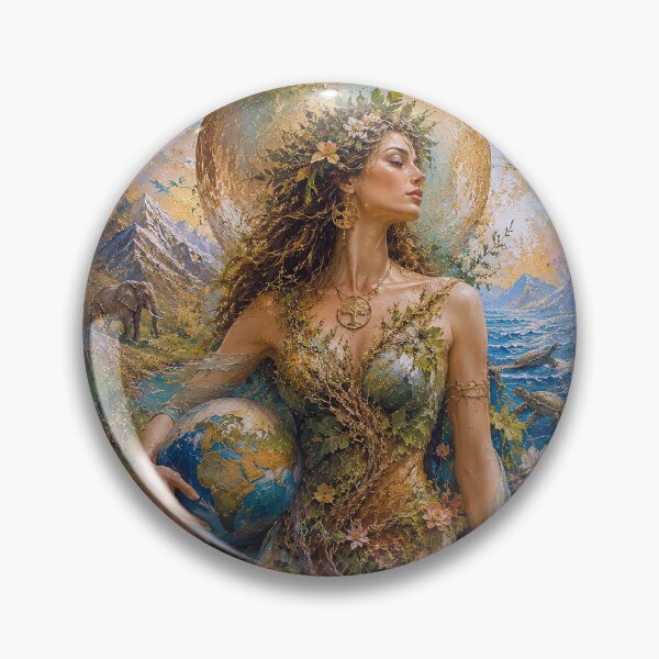 Artikelvorschau, Gemälde der griechischen Göttin Gaia entworfen und verkauft von GalleryKauffeld.