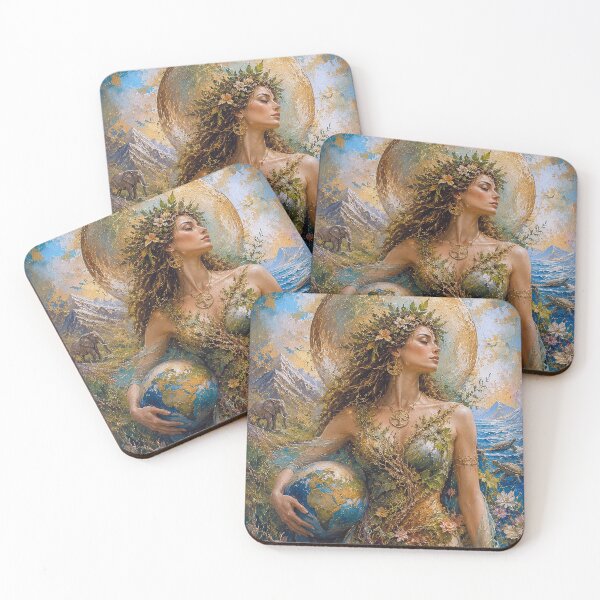 Item preview, Greek Goddess Gaia painting designed and sold by GalleryKauffeld.