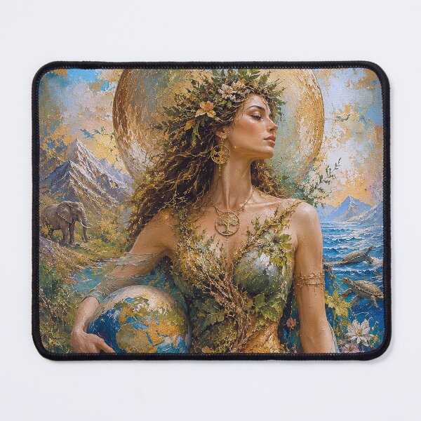 Item preview, Greek Goddess Gaia painting designed and sold by GalleryKauffeld.