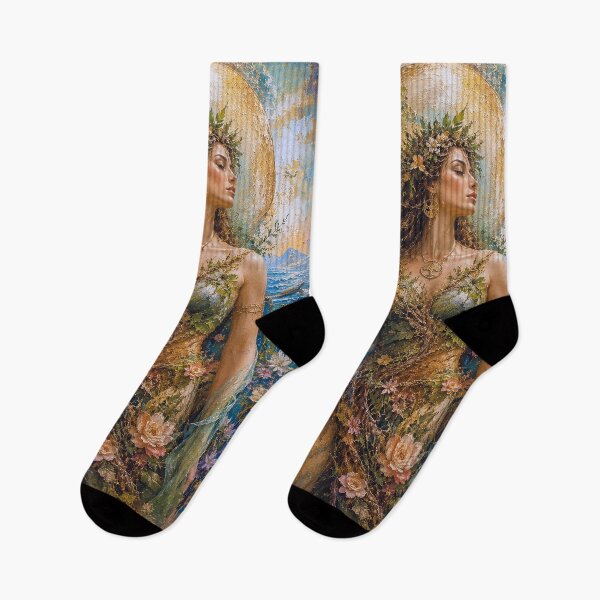 Item preview, Greek Goddess Gaia painting designed and sold by GalleryKauffeld.