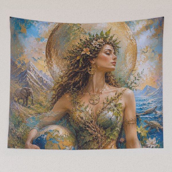 Item preview, Greek Goddess Gaia painting designed and sold by GalleryKauffeld.