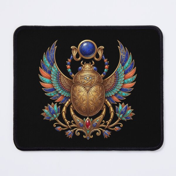 Item preview, Royal Gem Scarab | Ancient Egyptian Gem Art designed and sold by Zaru Art Studio.