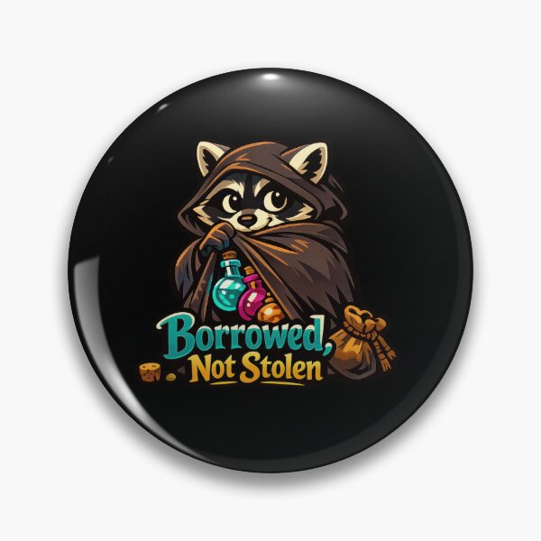 Item preview, Borrowed Not Stolen Raccoon Rogue  designed and sold by Sketchlegacy.