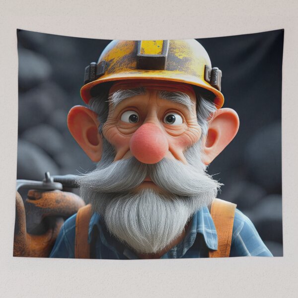 Item preview, Old Fart as a Coal Miner designed and sold by Colin Bentham.