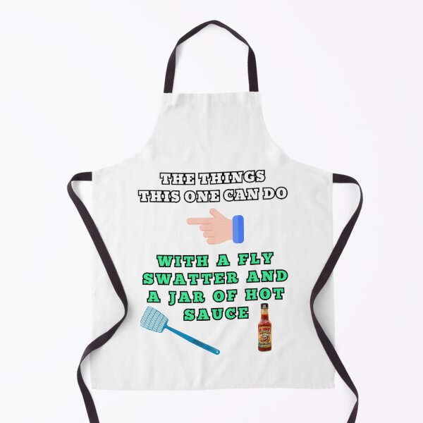 Item preview, The things this one can do with a fly swatter and a jar of hot sauce designed and sold by Goode-sense2025.