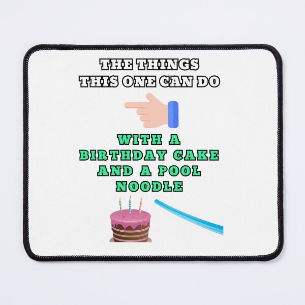 Item preview, The things this one can do with a birthday cake and a pool noodle designed and sold by Goode-sense2025.