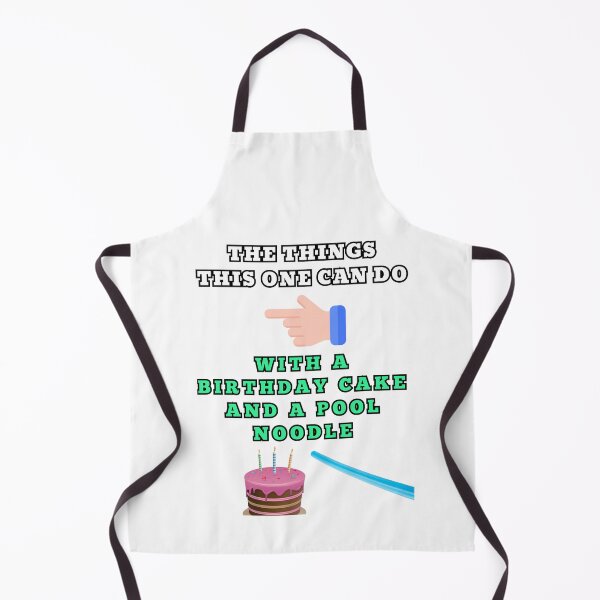 Item preview, The things this one can do with a birthday cake and a pool noodle designed and sold by Goode-sense2025.