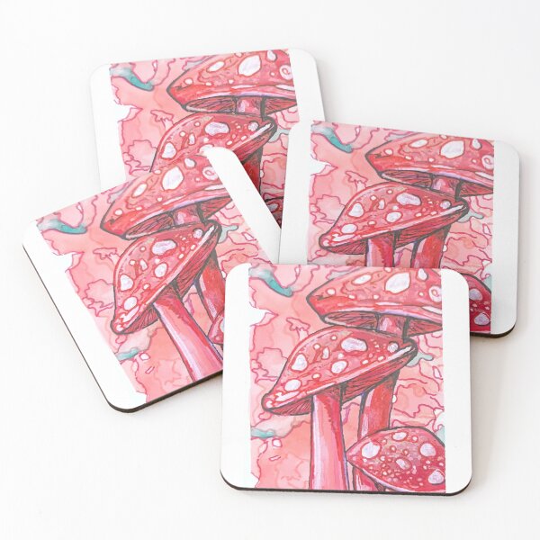 Item preview, Red Mushroom Sketch Watercolor designed and sold by pastichedesign.