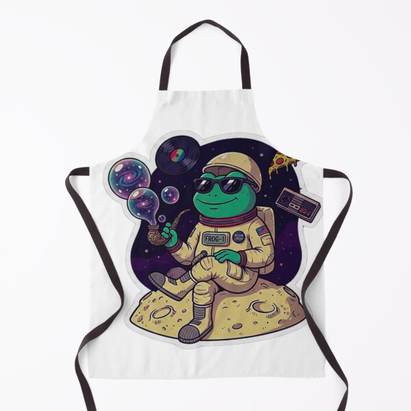 Item preview, Chill Space Frog Astronaut Pizza Moon Ya Frog Astronaut Chill Vibes Galaxy Pizza designed and sold by WearTheVibe Store.