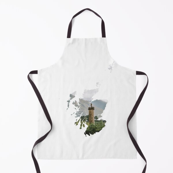 Item preview, Glenfinnan Monument Loch Shiel Scotland Map Silhouette designed and sold by Maroan93.