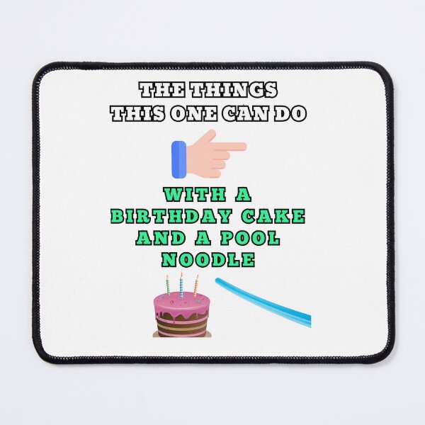 Item preview, The things this one can do with a birthday cake and a pool noodle designed and sold by Goode-sense2025.