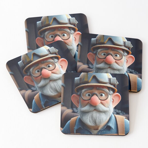 Item preview, Old Fart as a Coal Miner designed and sold by Colin Bentham.