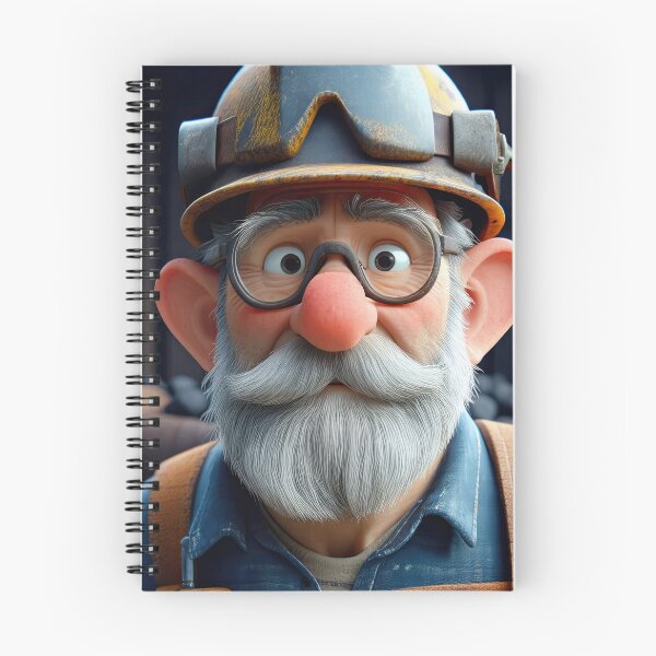Item preview, Old Fart as a Coal Miner designed and sold by Colin Bentham.