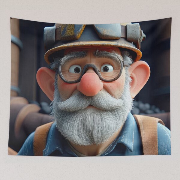 Item preview, Old Fart as a Coal Miner designed and sold by Colin Bentham.