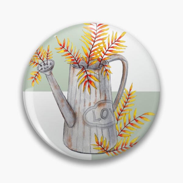 Item preview, Autumn Garden Boots Watering Can Pattern designed and sold by Zaya_art.