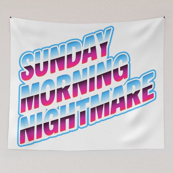 Item preview, Sunday Morning Nightmare Monday Is Coming Design designed and sold by Kerosene Design.