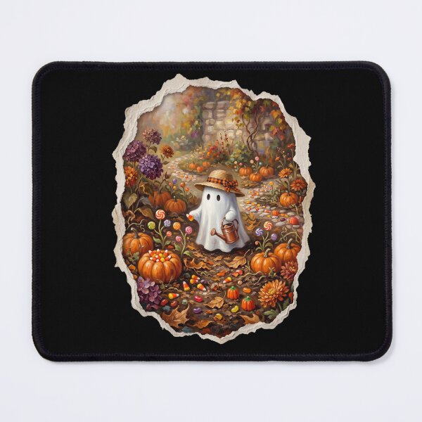 Item preview, Whimsical Ghost Gardening In Autumn Patch designed and sold by Roy & Tiffany.