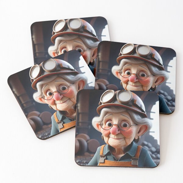 Item preview, Old Fart as a Coal Miner designed and sold by Colin Bentham.