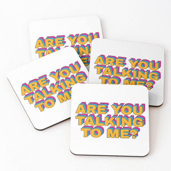 Item preview, Classic Movie Quote Are You Talking To Me designed and sold by Kerosene Design.