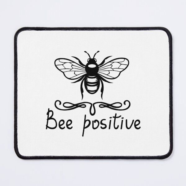Item preview, Bee Positive Inspirational Quote designed and sold by MagnoliaLake.
