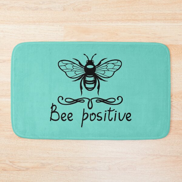 Item preview, Bee Positive Inspirational Quote designed and sold by MagnoliaLake.