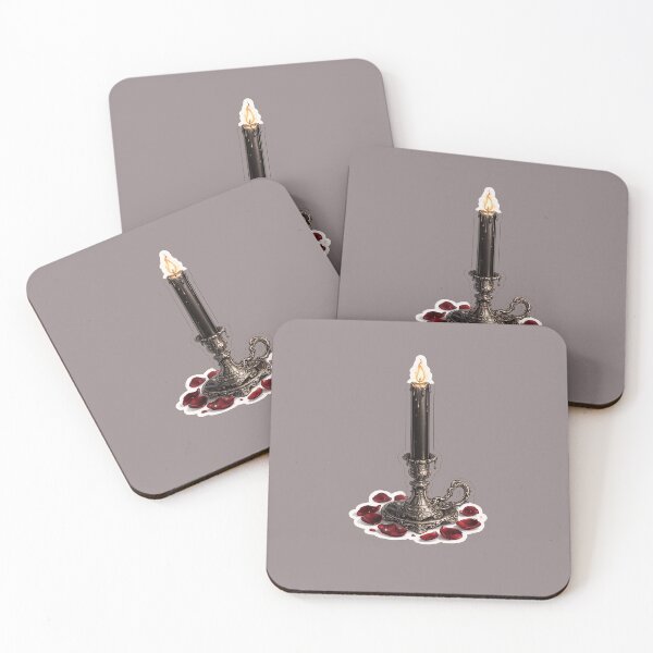 Item preview, Gothic Black Candle Sticker designed and sold by PawsAndpetalstudio.