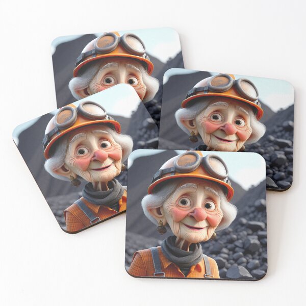 Item preview, Old Fart as a Coal Miner designed and sold by Colin Bentham.