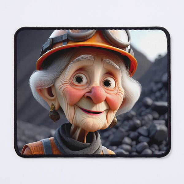 Item preview, Old Fart as a Coal Miner designed and sold by Colin Bentham.