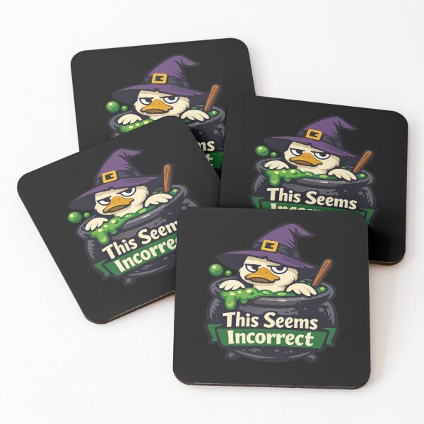 Item preview, Cauldron Trouble With a Grumpy Duck Wizard  designed and sold by Sketchlegacy.