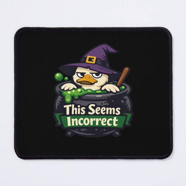 Item preview, Cauldron Trouble With a Grumpy Duck Wizard designed and sold by Sketchlegacy.