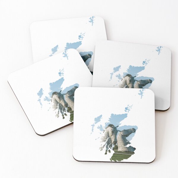 Item preview, The Kelpies Falkirk Scotland Map Silhouette designed and sold by Maroan93.