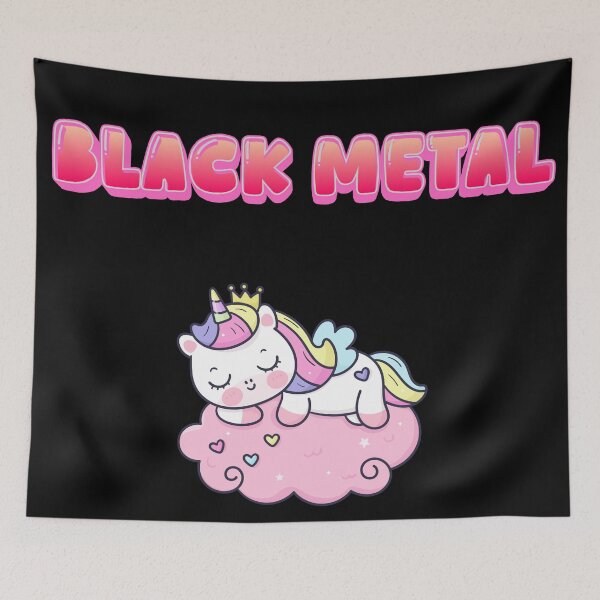Item preview, Cute Little Pony Cartoon Black Metal Music designed and sold by Kerosene Design.