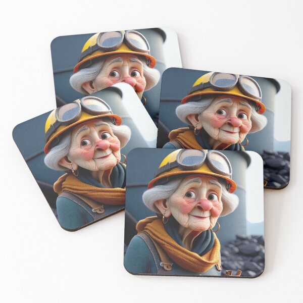 Item preview, Old Fart as a Coal Miner designed and sold by Colin Bentham.