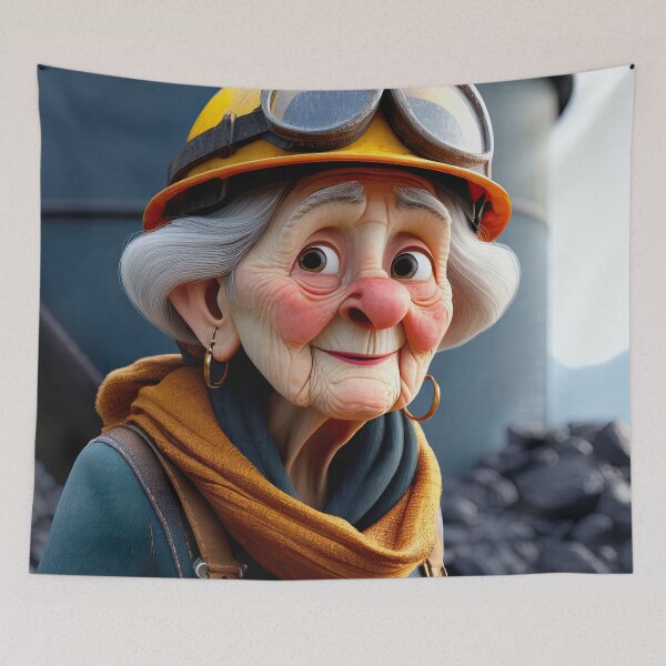 Item preview, Old Fart as a Coal Miner designed and sold by Colin Bentham.