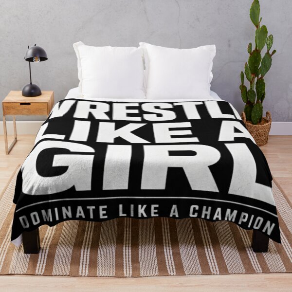 Item preview, Wrestle Like a Girl. Dominate Like a Champion designed and sold by Charisma Enigma.