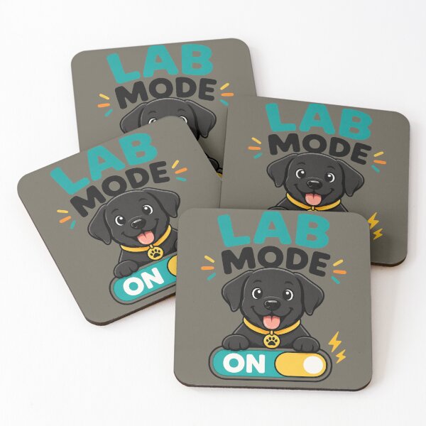 Item preview, Lab Mode On | Minimalist Black Labrador Dog Lover Gift designed and sold by Goodthingstree.