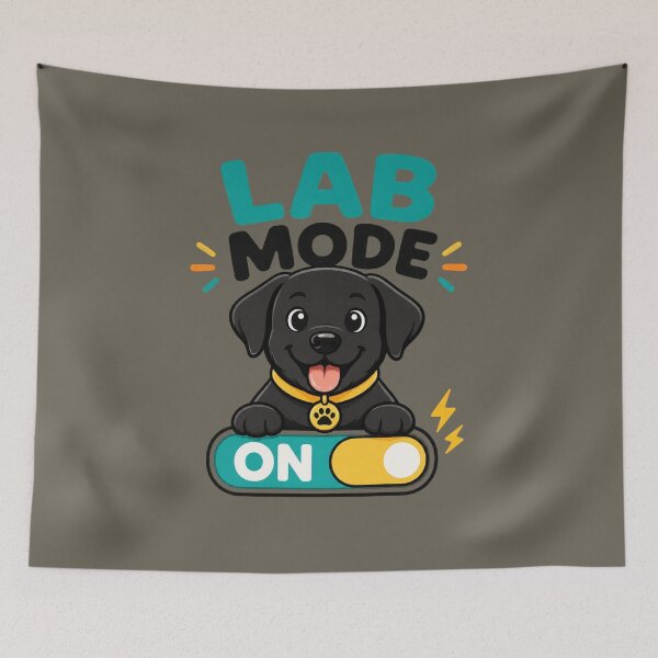 Item preview, Lab Mode On | Minimalist Black Labrador Dog Lover Gift designed and sold by Goodthingstree.
