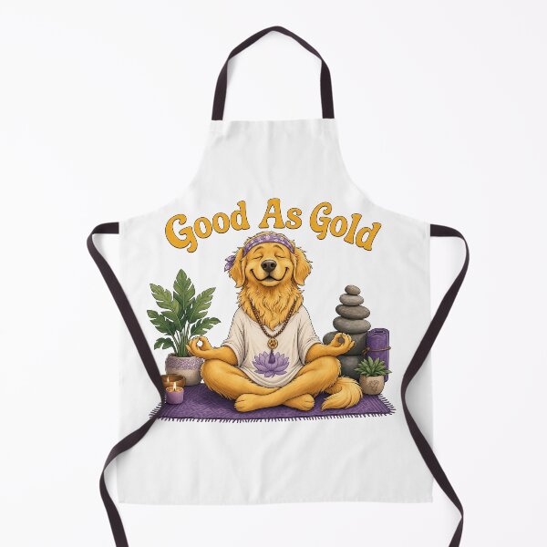 Item preview, ood As Gold | Golden Retriever Zen Mode designed and sold by FireWildChild.