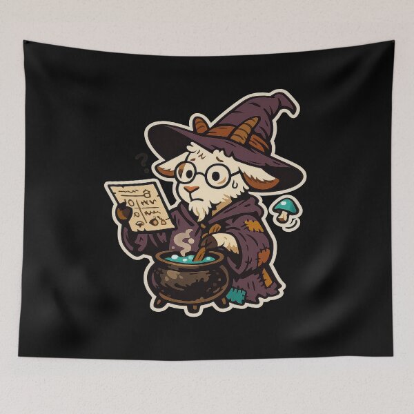Item preview, Potion Instructions Unclear Goat Wizard  designed and sold by Sketchlegacy.